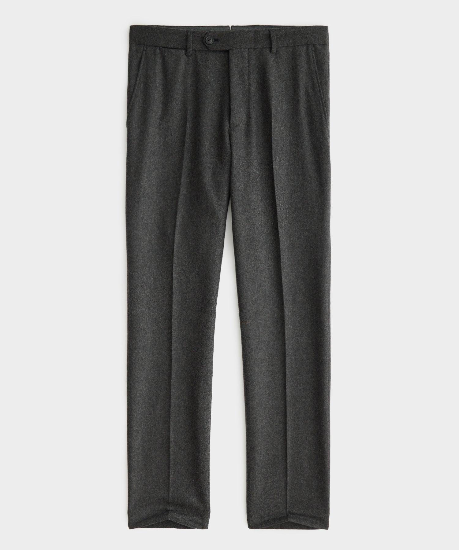 Italian Flannel Sutton Suit in Charcoal Product Image