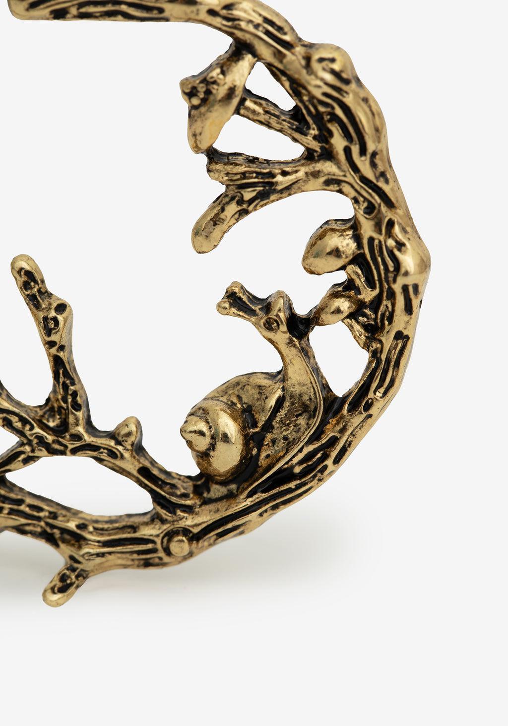 Zinnia Hoop Earring - Gold Product Image