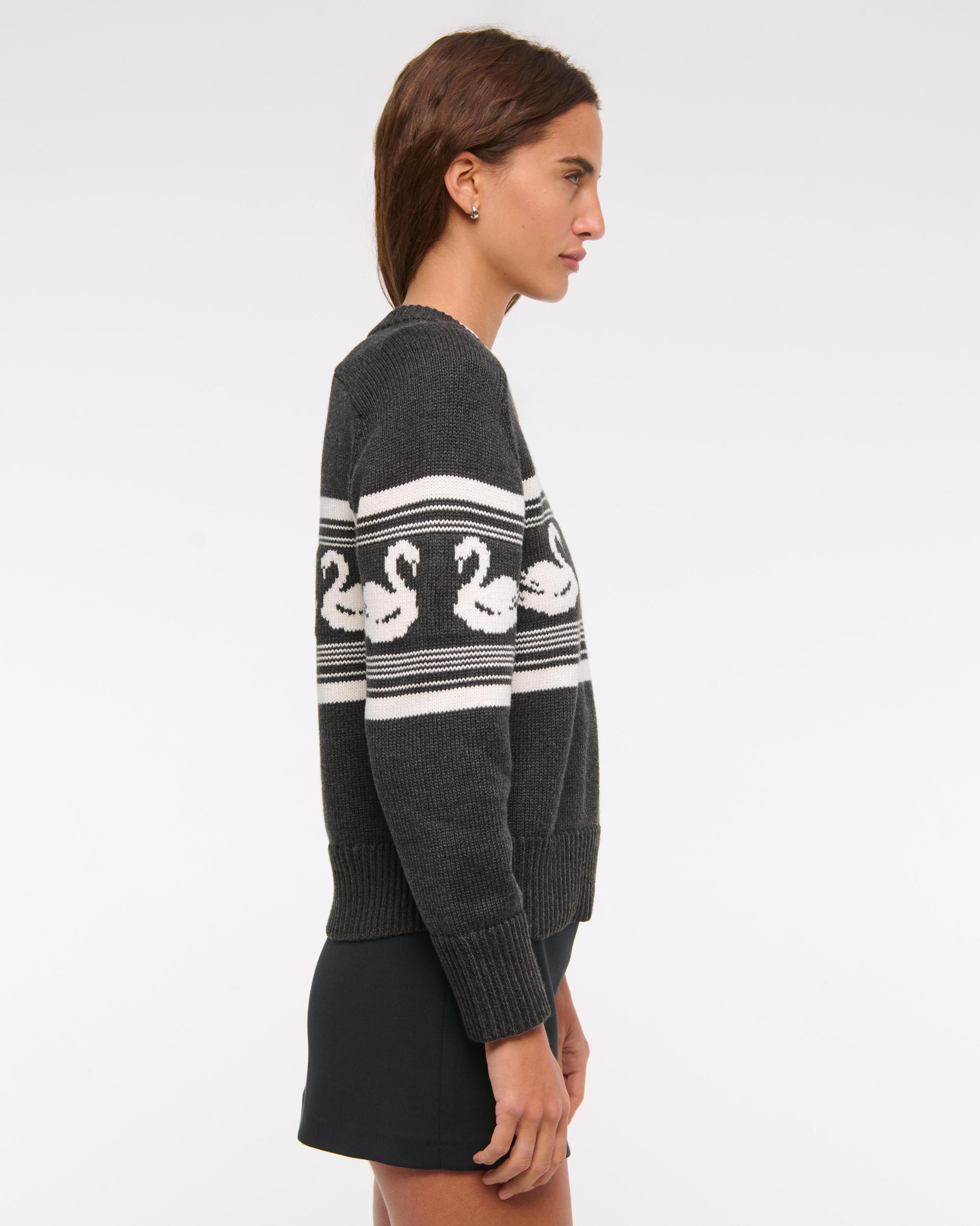 The A&F Madeline Textural Crew Sweater Product Image