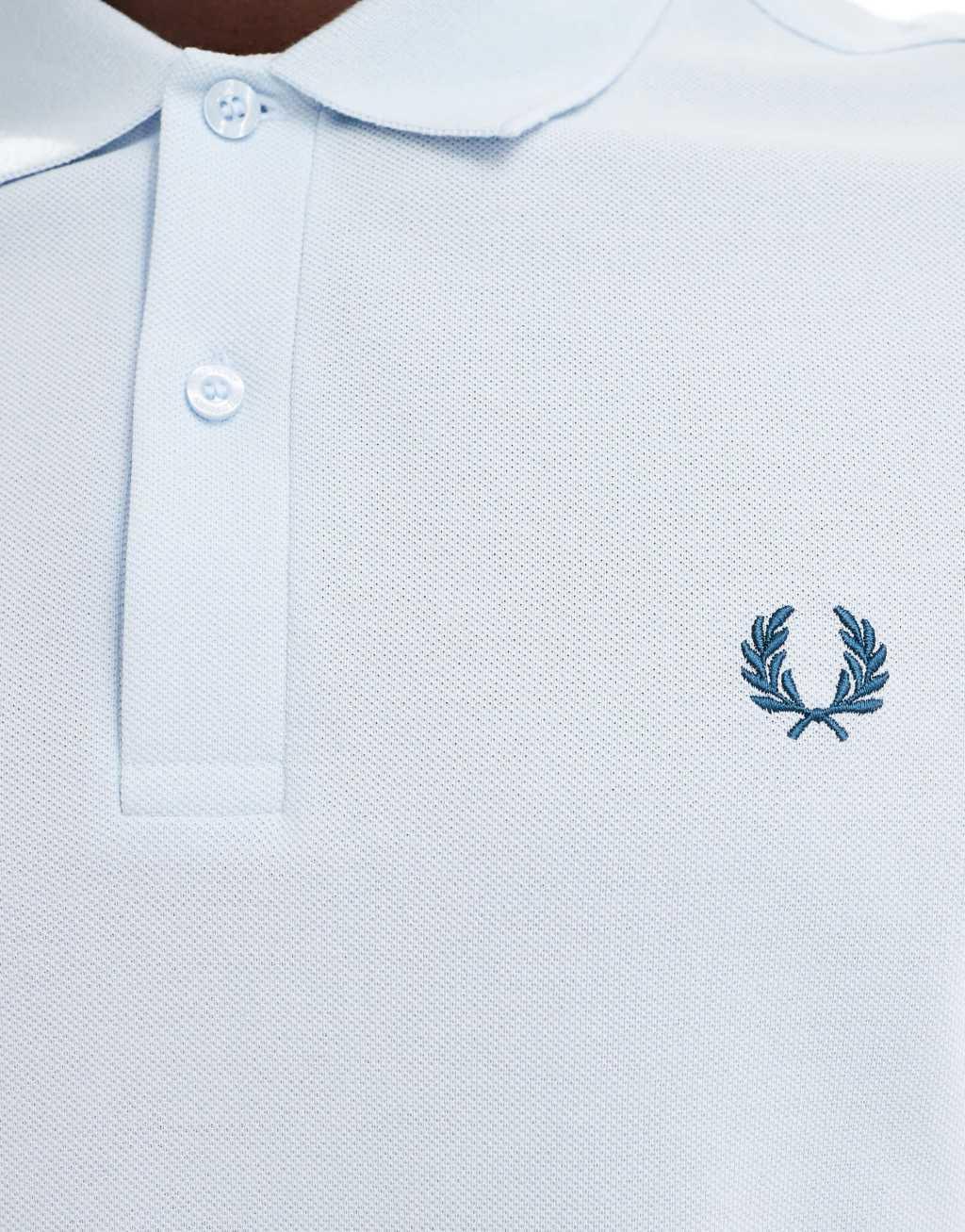 Fred Perry polo shirt in light blue Product Image