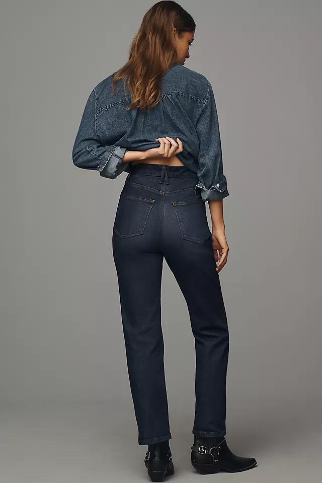 Good American Good Curve High-Rise Straight-Leg Jeans Product Image