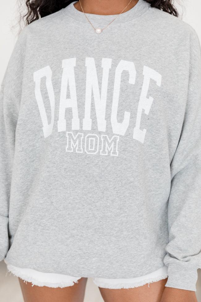 Dance Mom Block Light Grey Graphic Sweatshirt Product Image