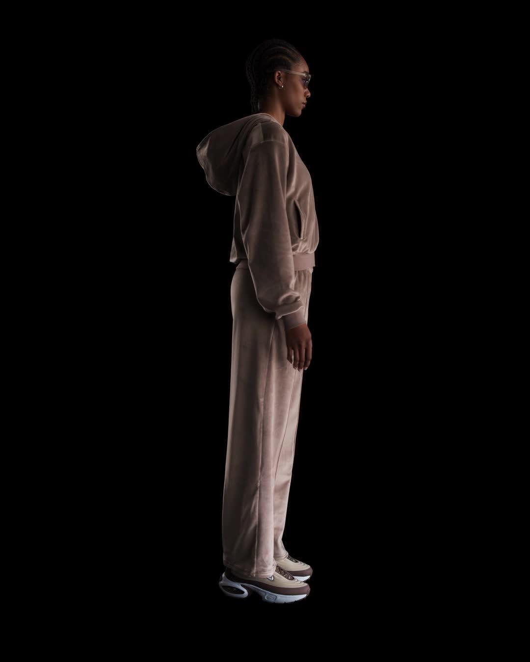 Nike Sportswear Chill Knit Women's Loose Velour Full-Zip Hoodie Product Image