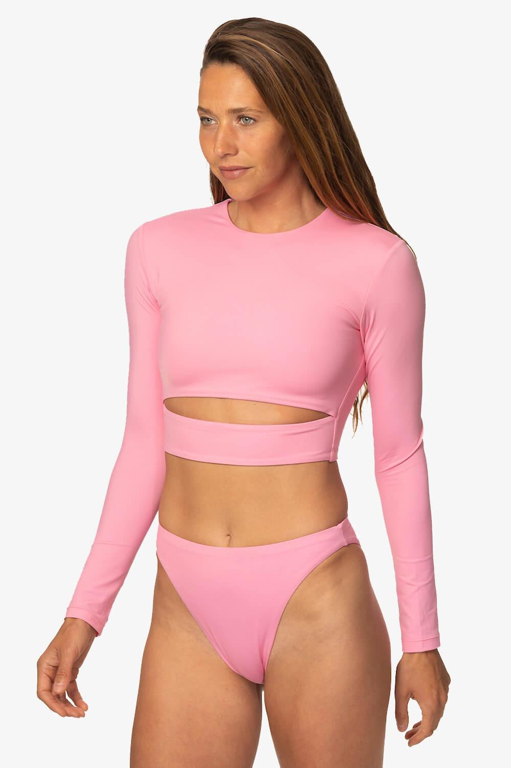 Taranaki Long Sleeved Crop Cut-Out Rashguard Product Image