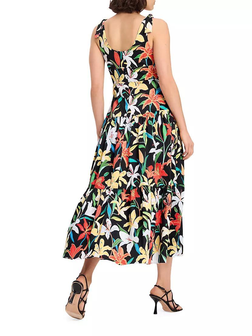 Summer Lilies Newport Midi-Dress Product Image