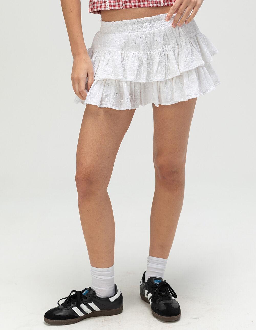 BDG Urban Outfitters Tilly Womens Skort - WHITE Product Image