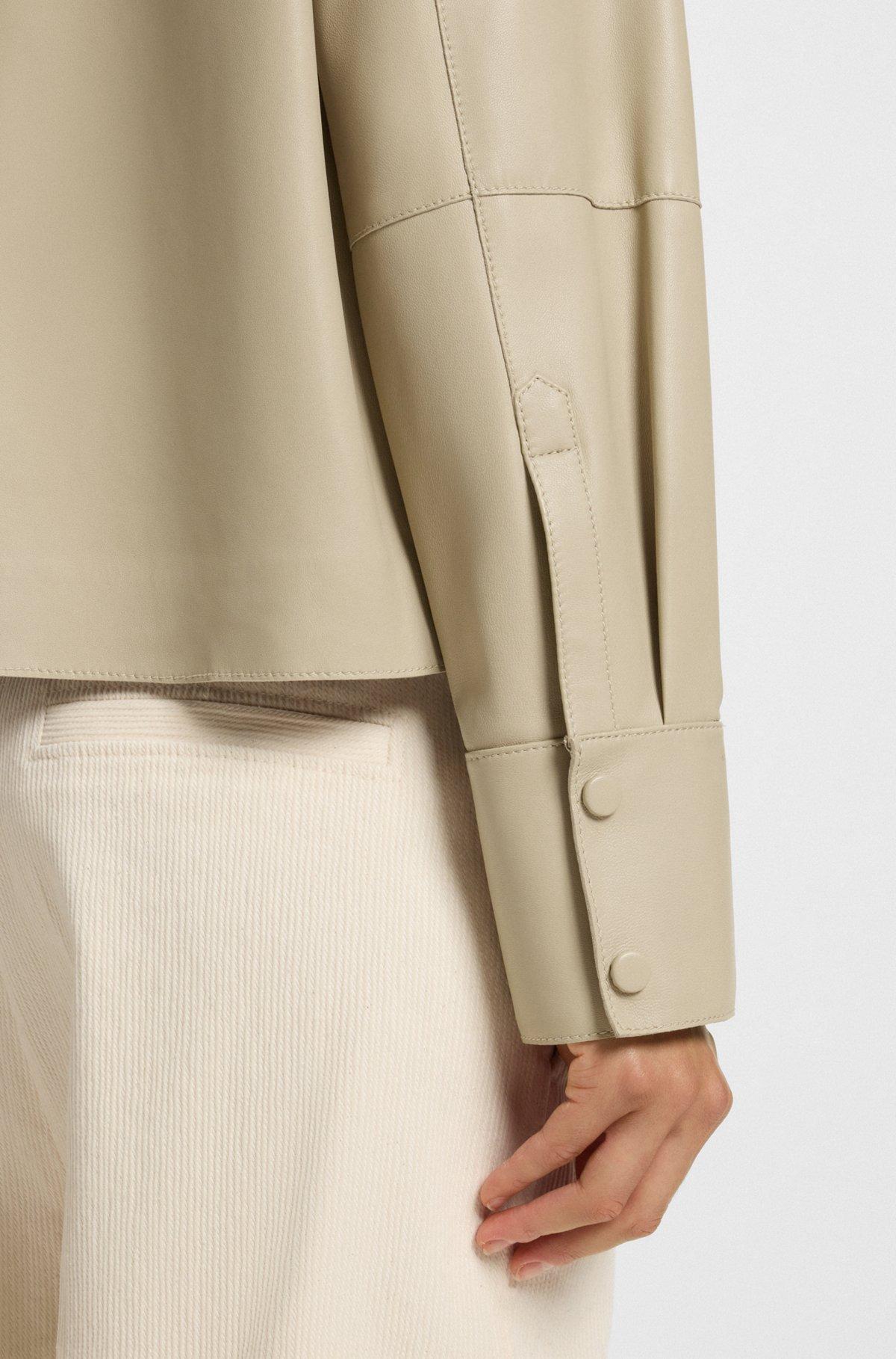 Regular-fit blouson jacket in nappa leather Product Image
