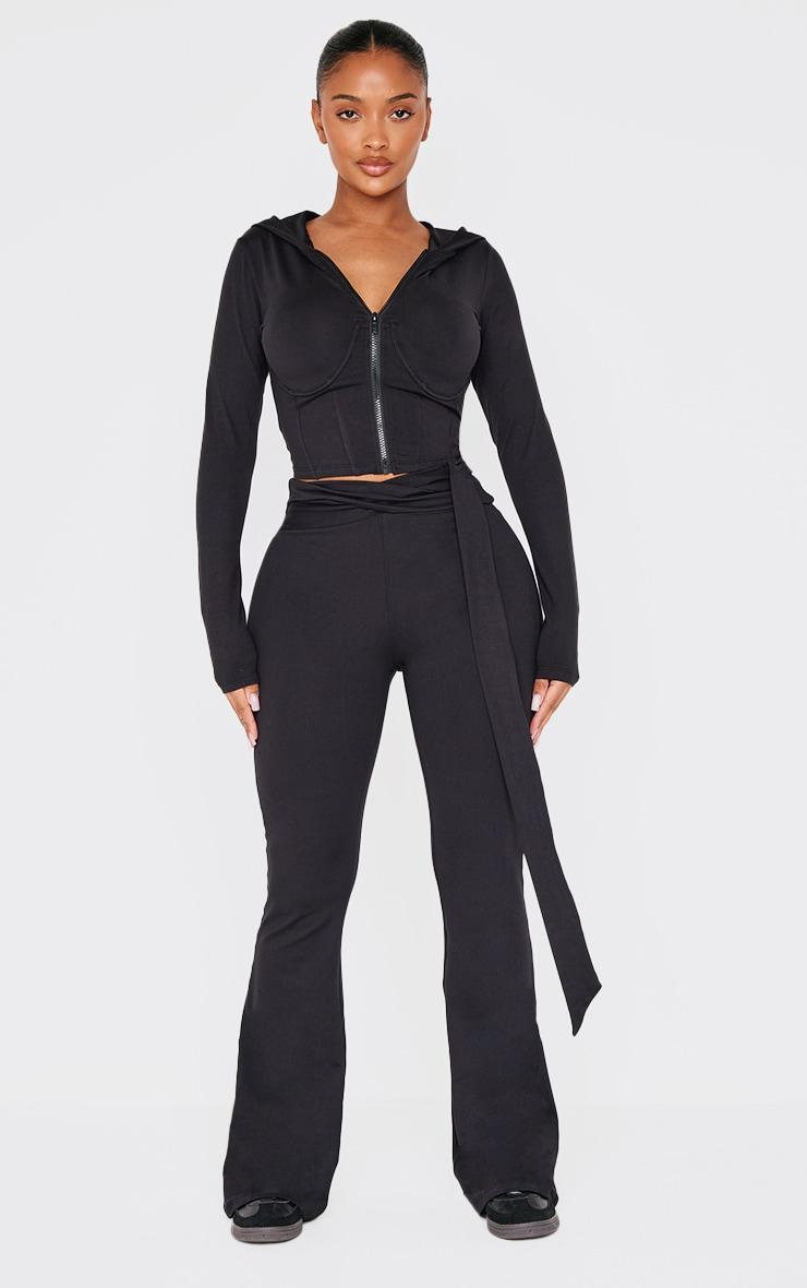 Shape Black Sculpt Underwired Corset Zip Through Jacket Product Image