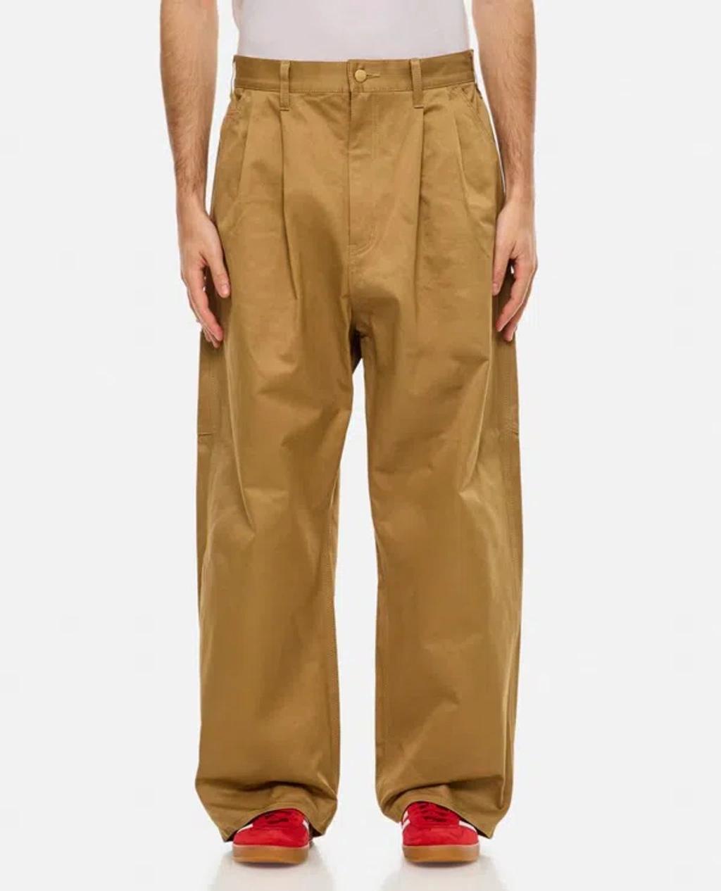 JUNYA WATANABE Cotton Trousers In Beige Product Image