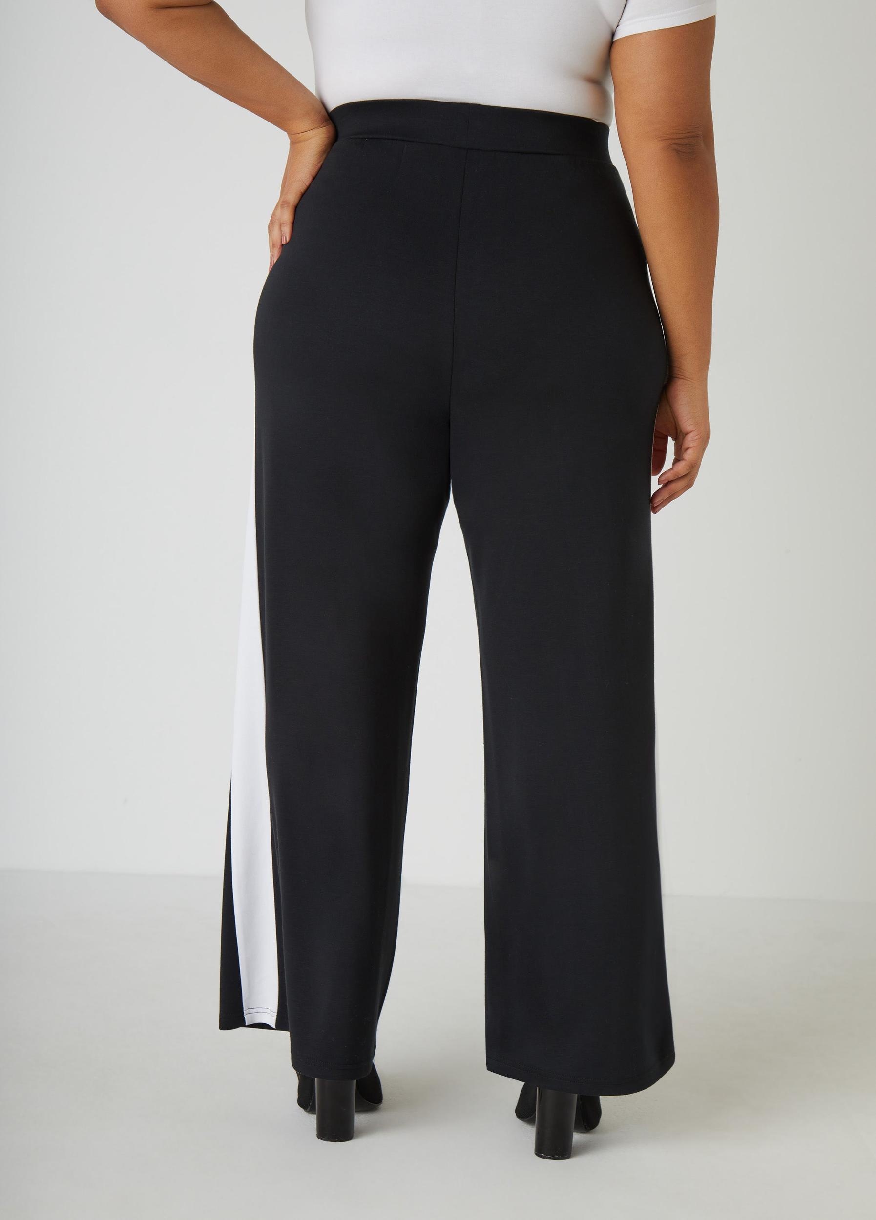 Striped Straight Leg Track Pants Product Image