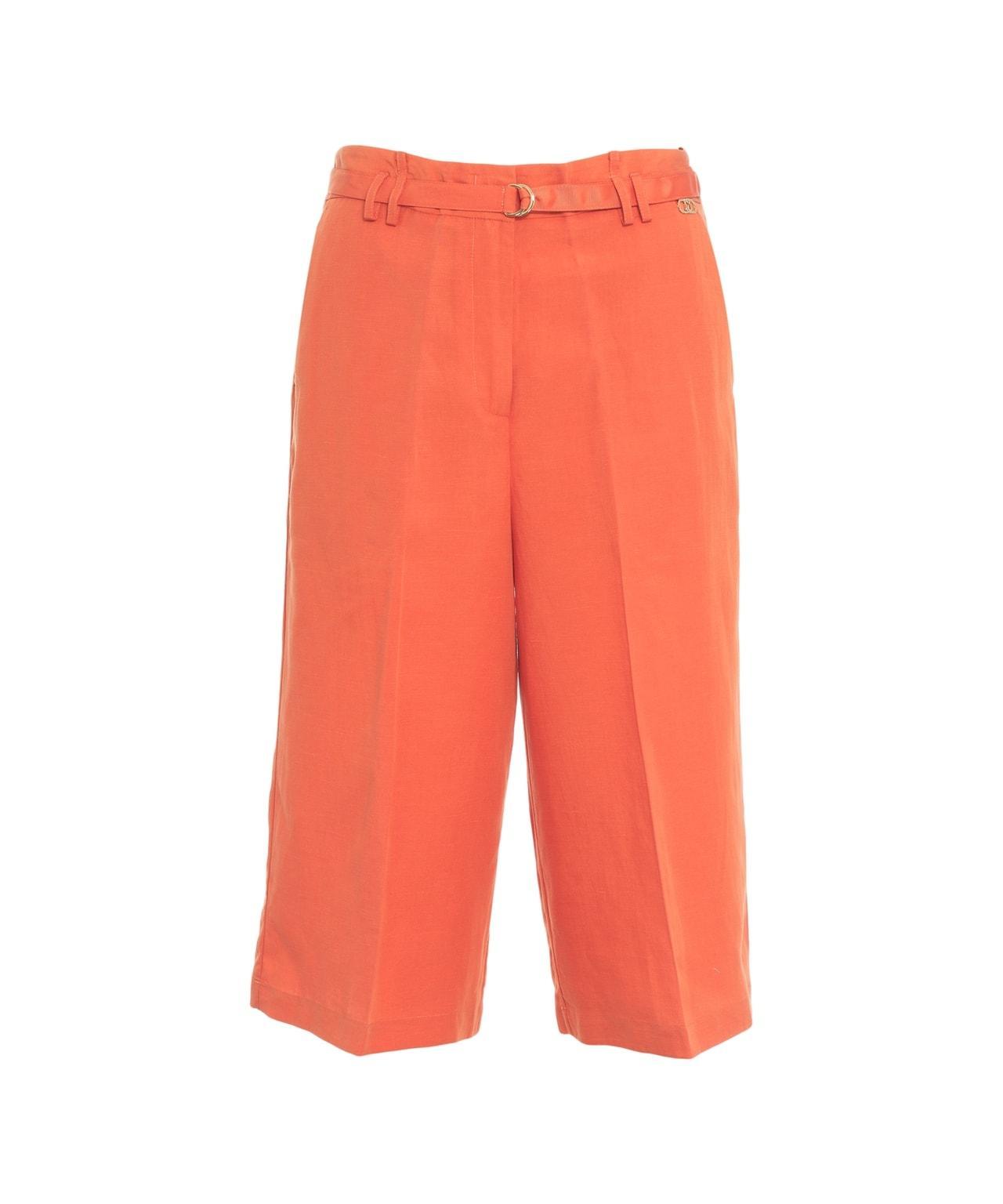 Linen blend bermuda Product Image
