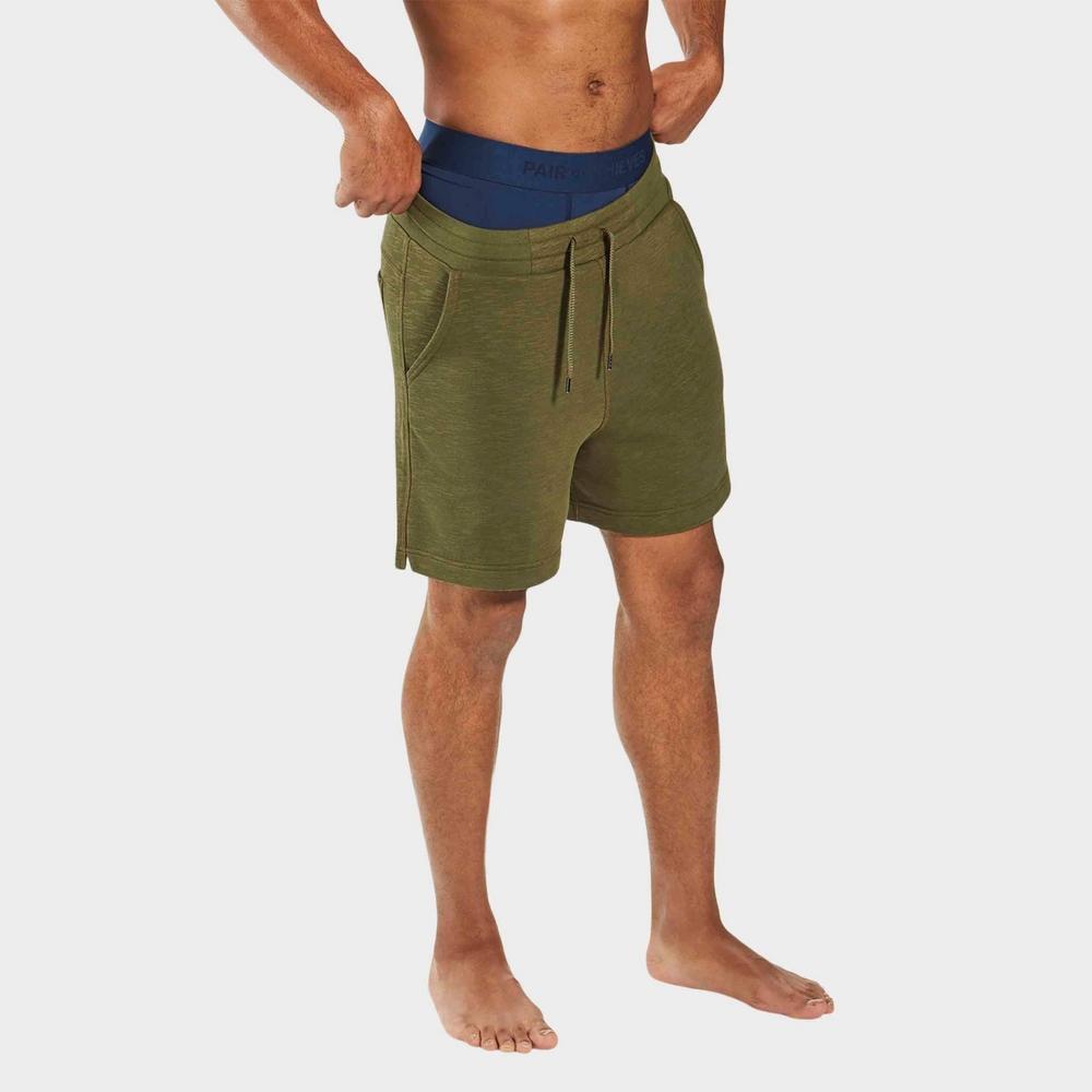 Pair of Thieves Men's Hustle Boxer Briefs 2pk - Black/Blue XL: Lightweight Knit, Full Waistband Elastic, Machine Washable Product Image