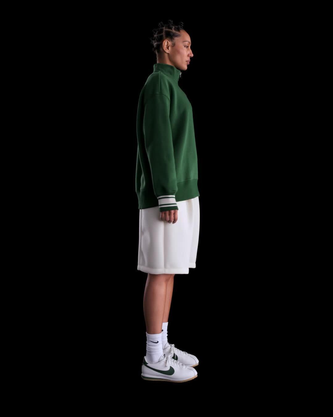 Women's Nike Sportswear Phoenix Fleece Oversized 1/4-Zip Long Sweatshirt Product Image