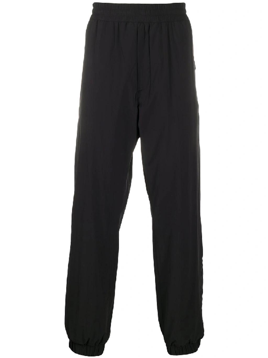 MONCLER Pull-on Cuffes Track Trousers In Black Product Image