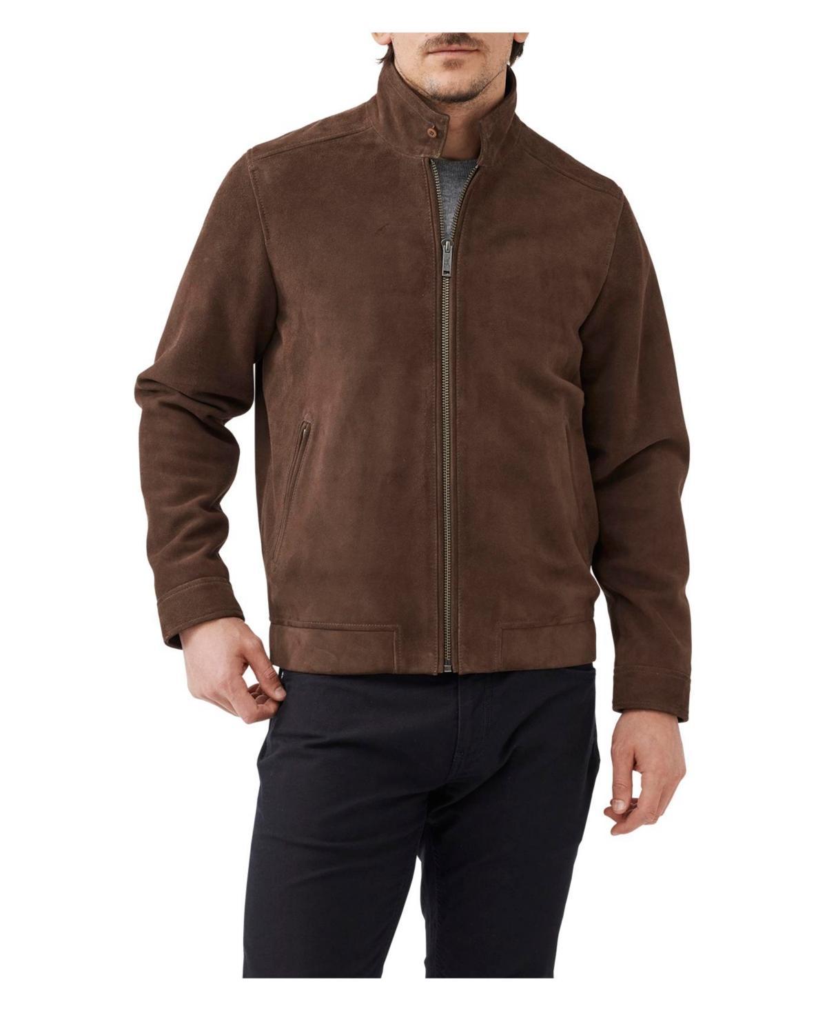 Rodd & Gunn Glen Massey Suede Full Zip Jacket Product Image