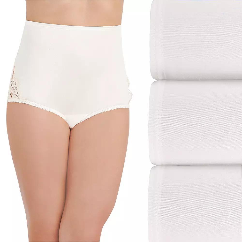 Women's Vanity Fair Lingerie® Perfectly Yours 3-Pack Noveau Brief Panty Set 13011, Size: 5, Ghost Blue Asst Product Image