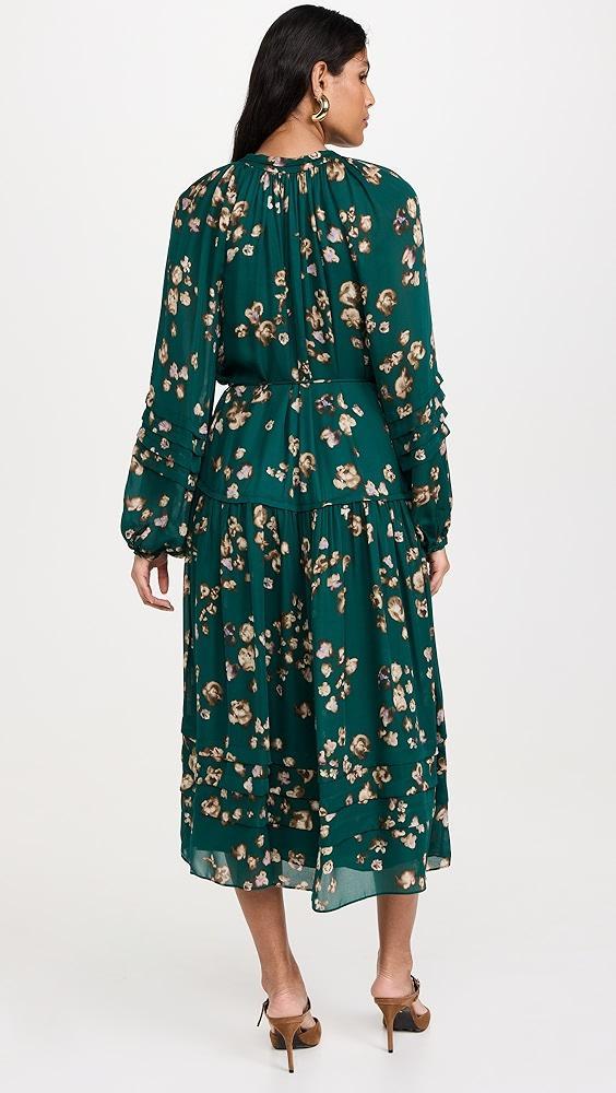 La Ligne Silk Dress With Shirring | Shopbop Product Image