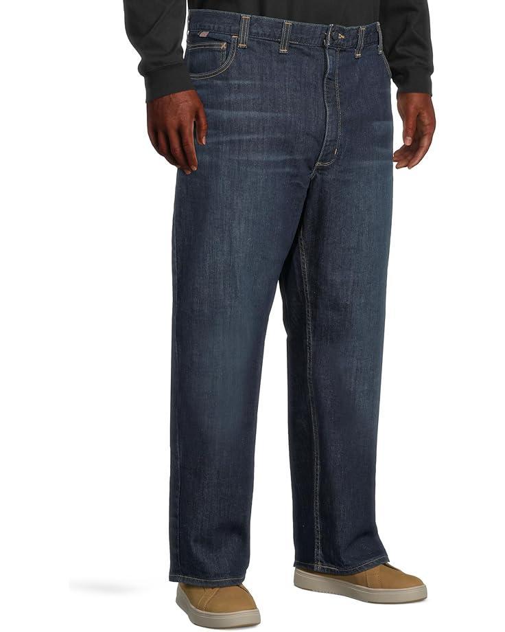 Flame-Resistant Rugged Flex® Jeans - Relaxed Fit in Midnight Indigo Product Image