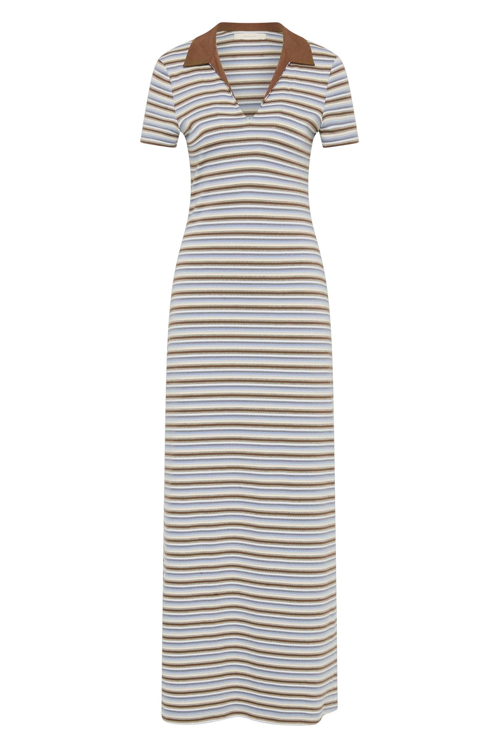 Tiesse Maxi Dress Blue Stripe Product Image