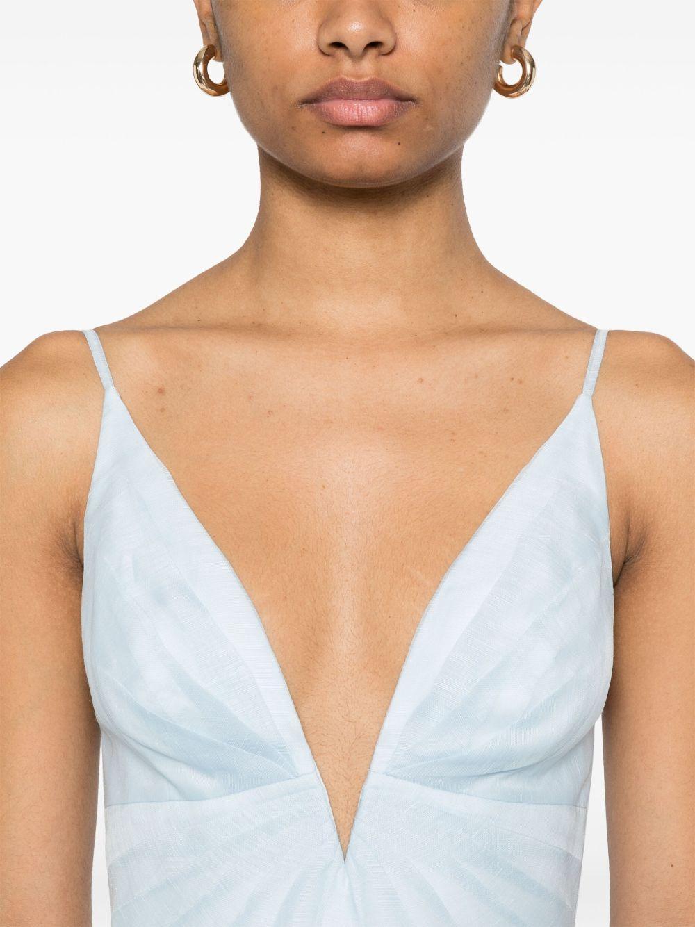 Illuminate V-neck midi dress Product Image