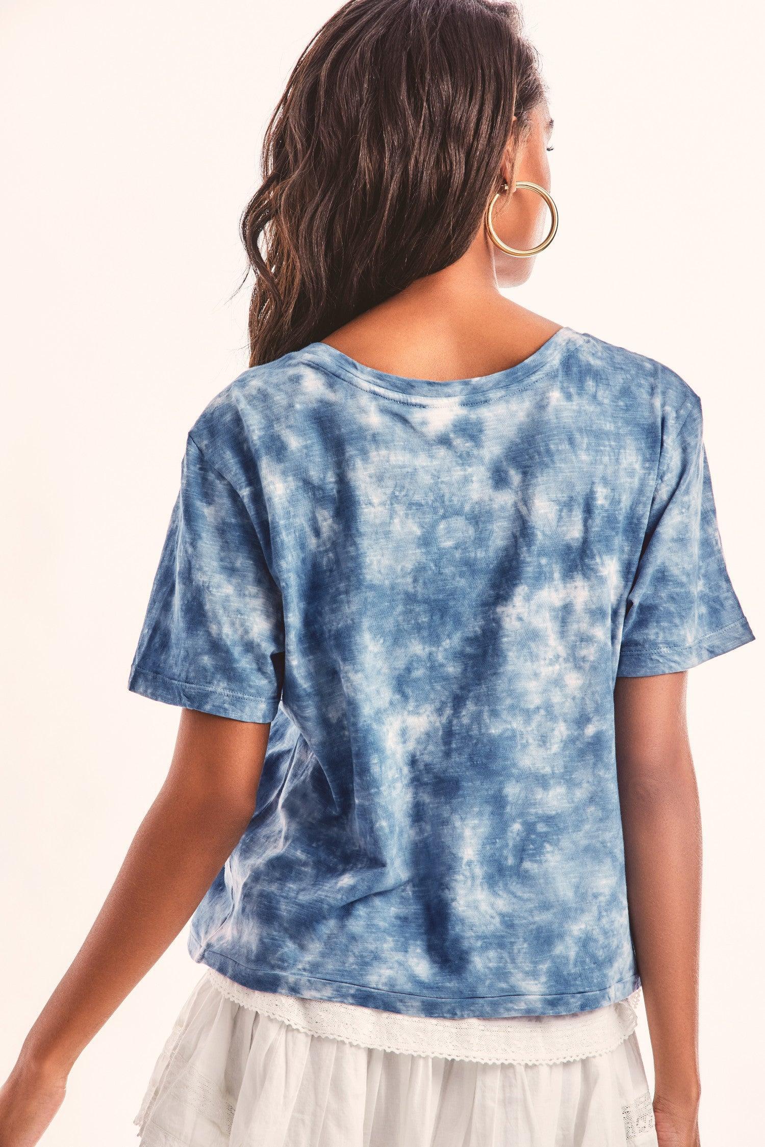 Calix Tee- MULTI TIE DYE Product Image