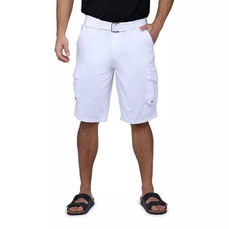 Men's RAW X by Xray Regular-Fit Belted Cargo Shorts, Size: 30, Green Product Image