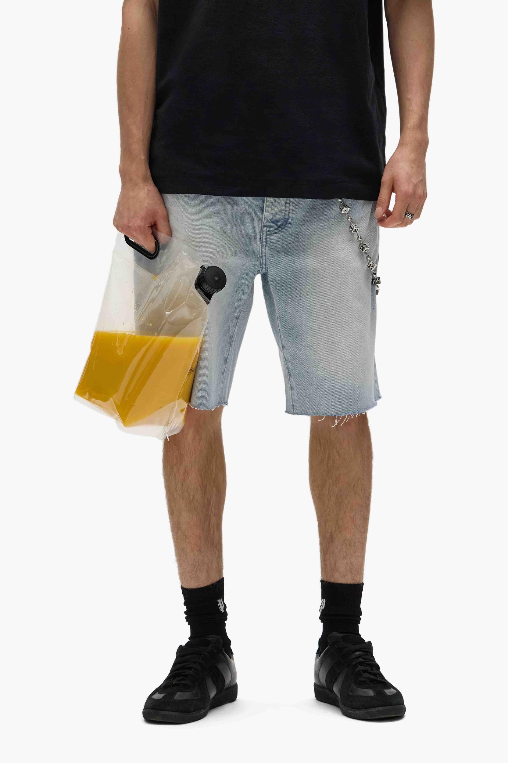 P059 Ciel Blue Shorts Male Product Image
