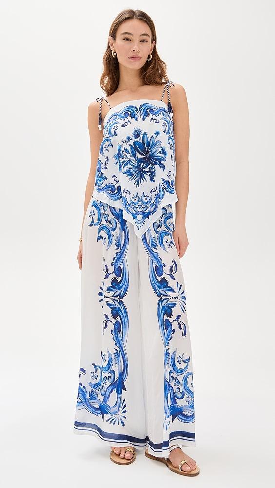 FARM Rio Garden Tiles Blouse | Shopbop Product Image