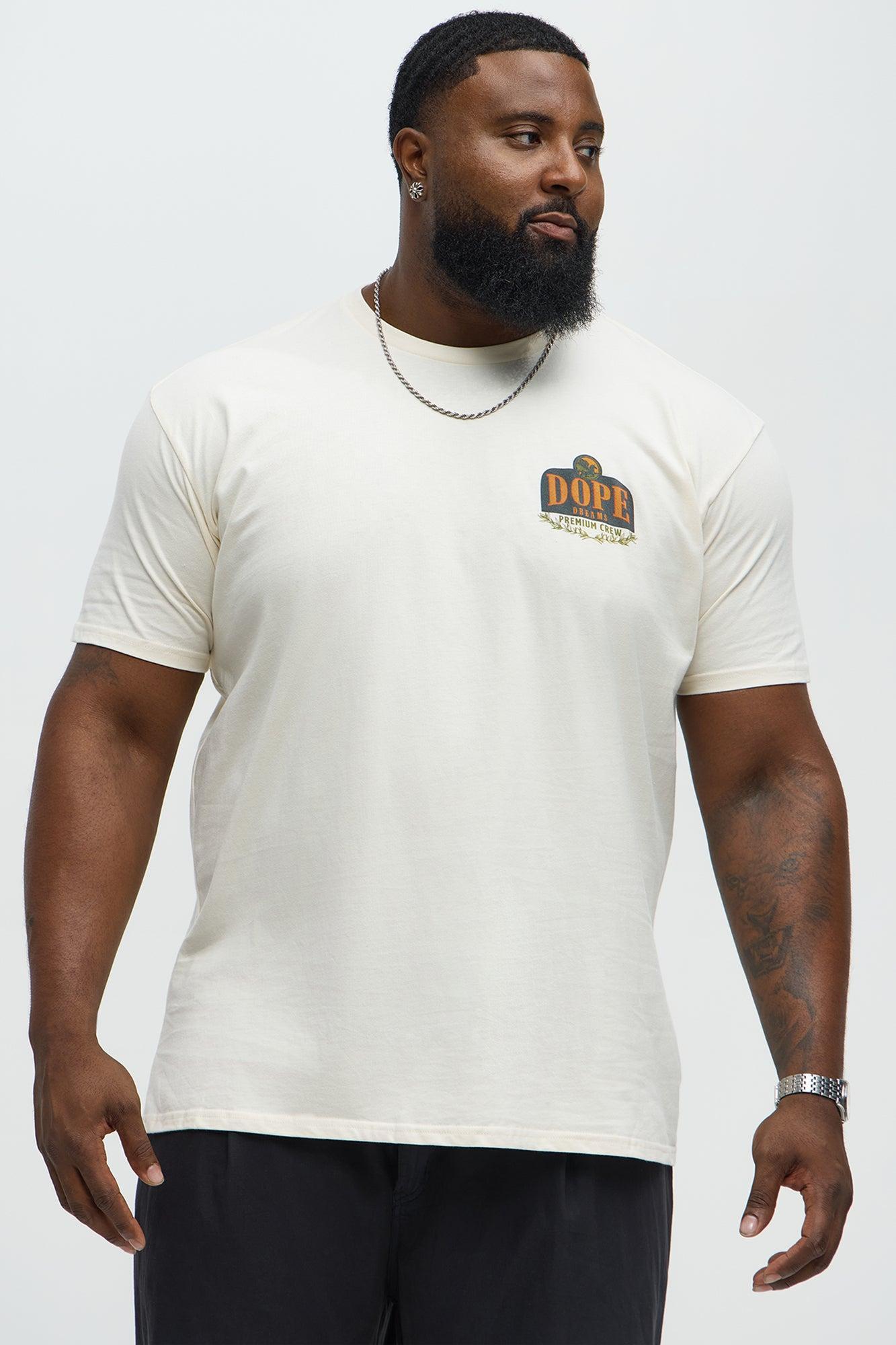 Dope Dreams Grand Scheme Short Sleeve Tee - Off White Male Product Image
