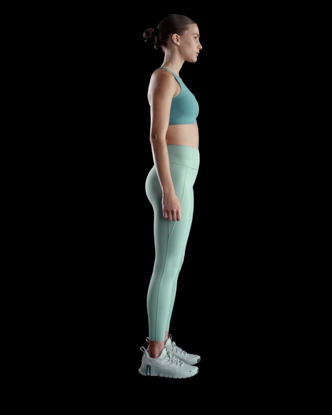Nike Women's Universa High-Waisted 7/8 Leggings with No Front Seam Product Image