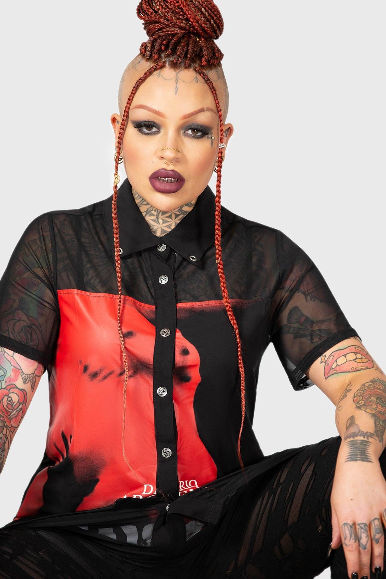 Suspiria Mesh Shirt - Resurrect Female Product Image