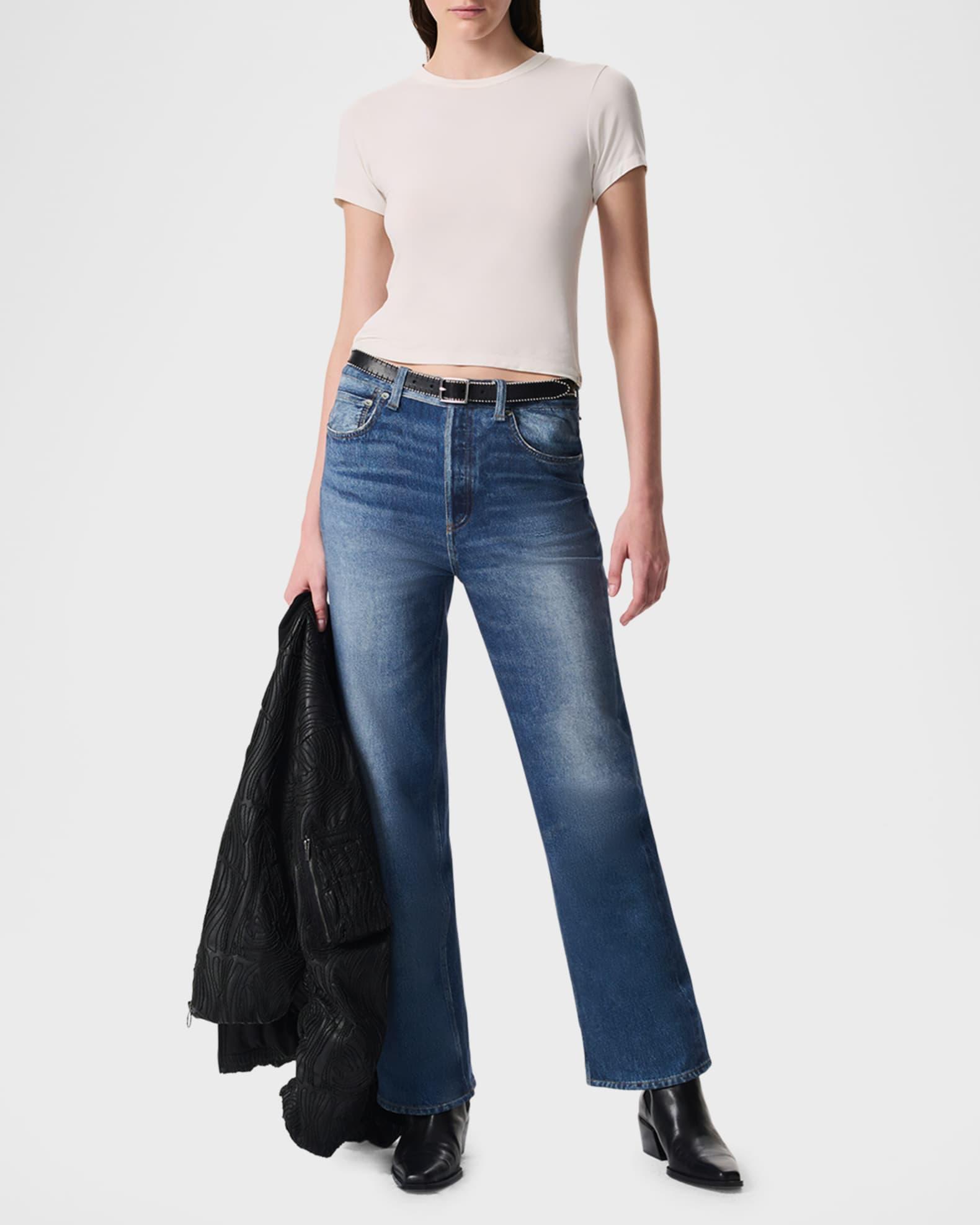Miramar Shea High-Rise Ankle Straight Jeans Product Image