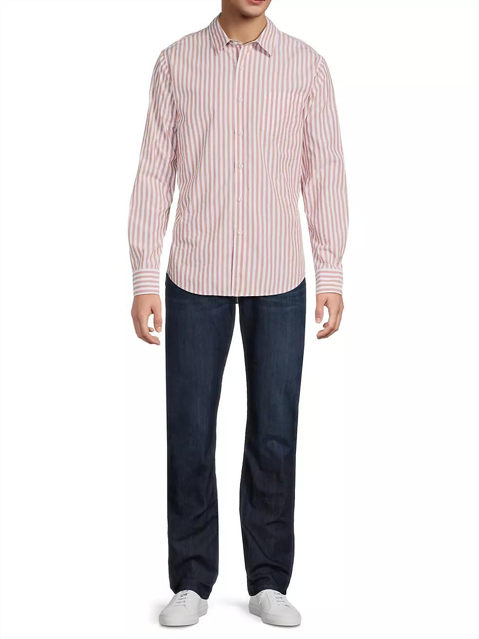 Classic-Fit French Placket Shirt Product Image