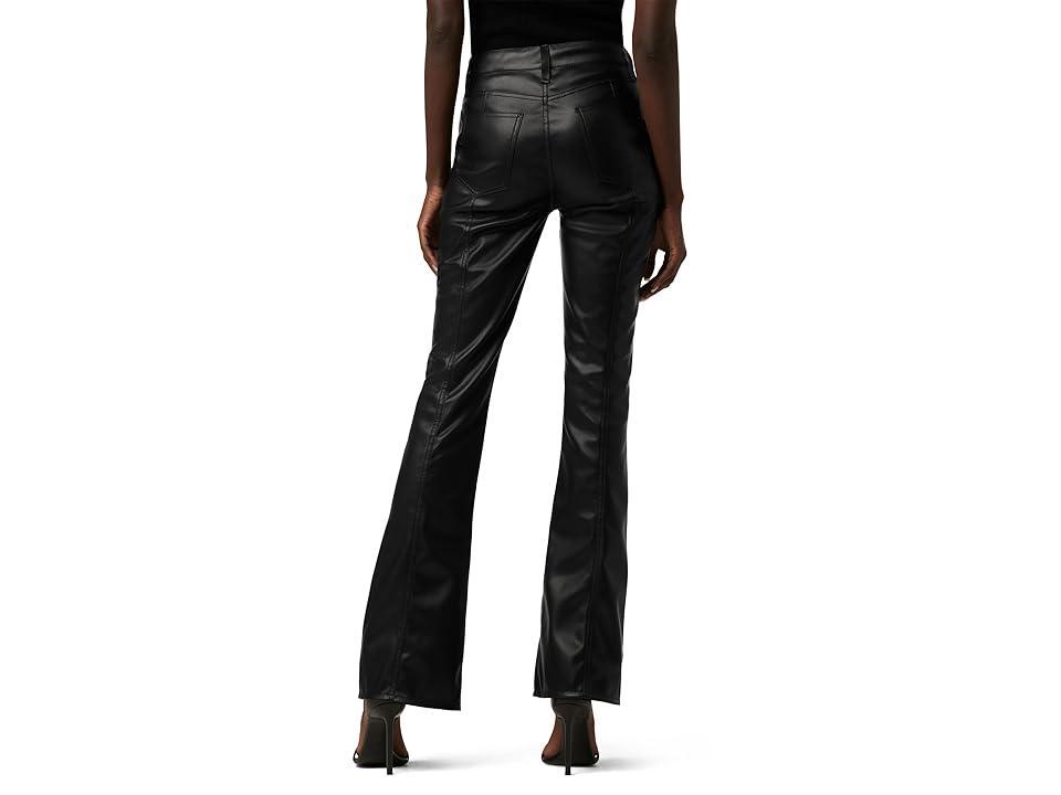 Womens Barbara Vegan Leather Boot-Cut Jeans Product Image