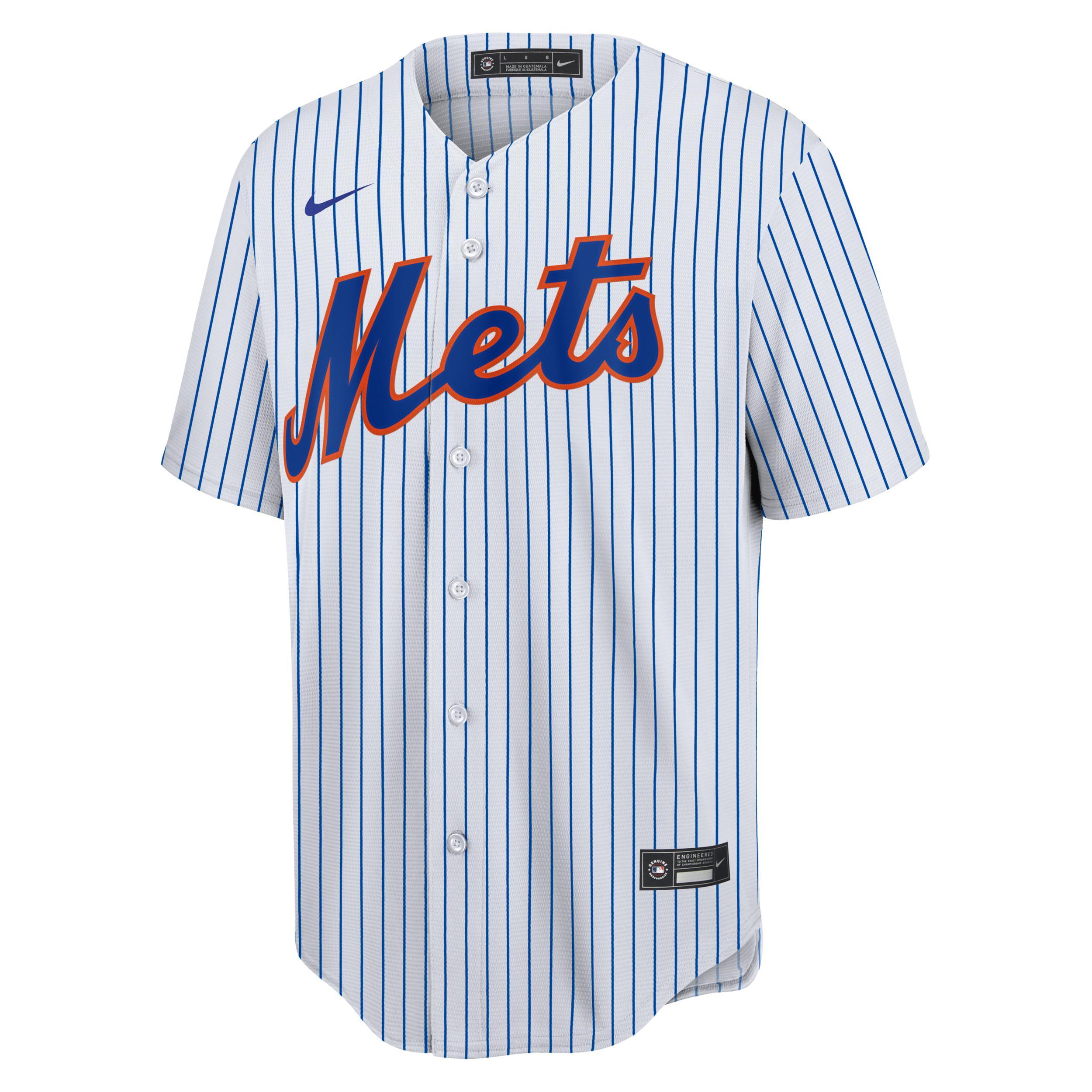 Men's Nike White New York Mets Home Replica Team Jersey, Size: XL Product Image