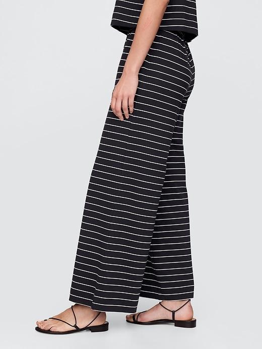 Heavyweight Organic Cotton Wide-Leg Pants Product Image