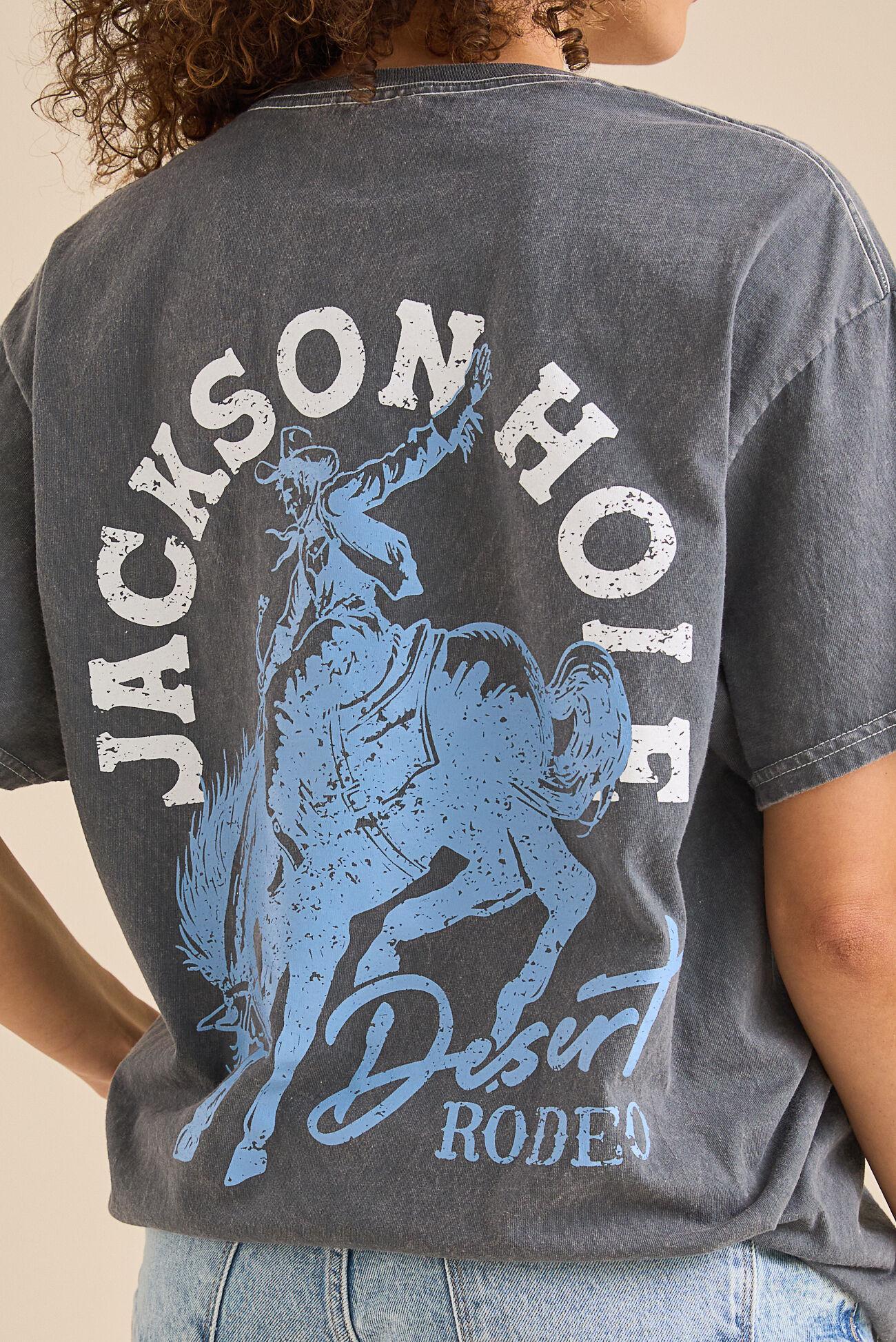 Jackson Hole Rodeo Oversize Tee Product Image