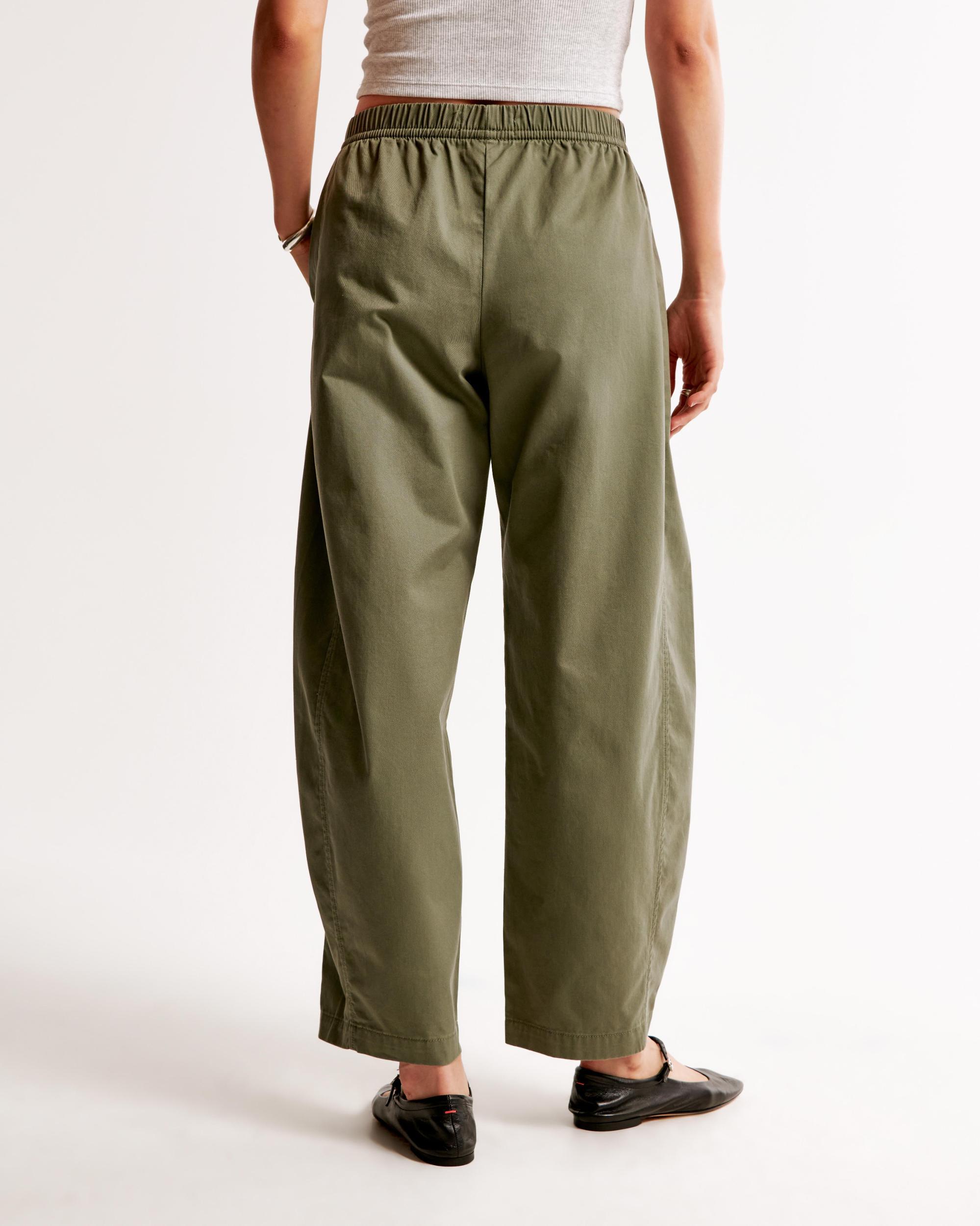 Barrel Leg Pull-On Pant Product Image