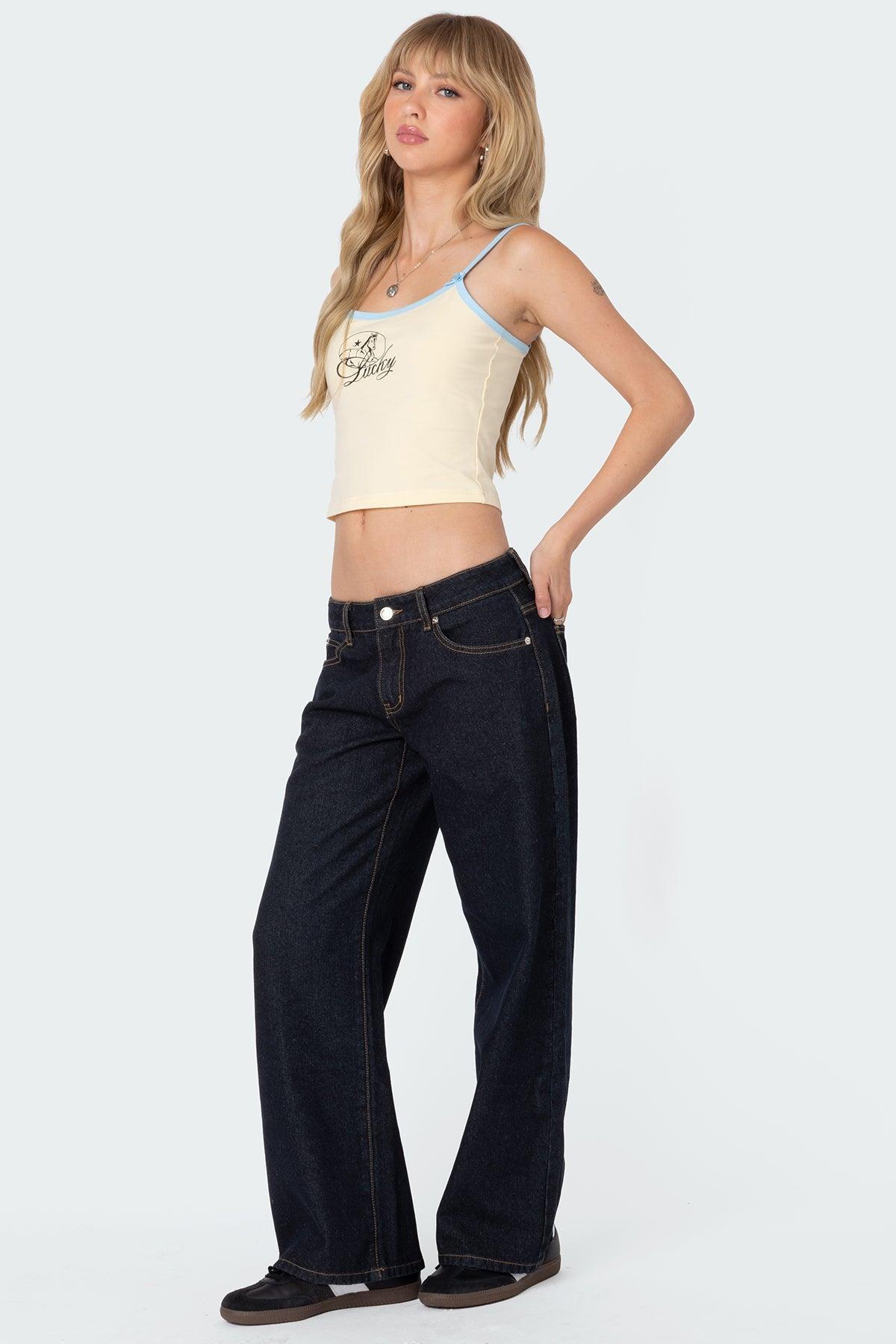 Petite Raelynn Washed Low Rise Jeans Product Image