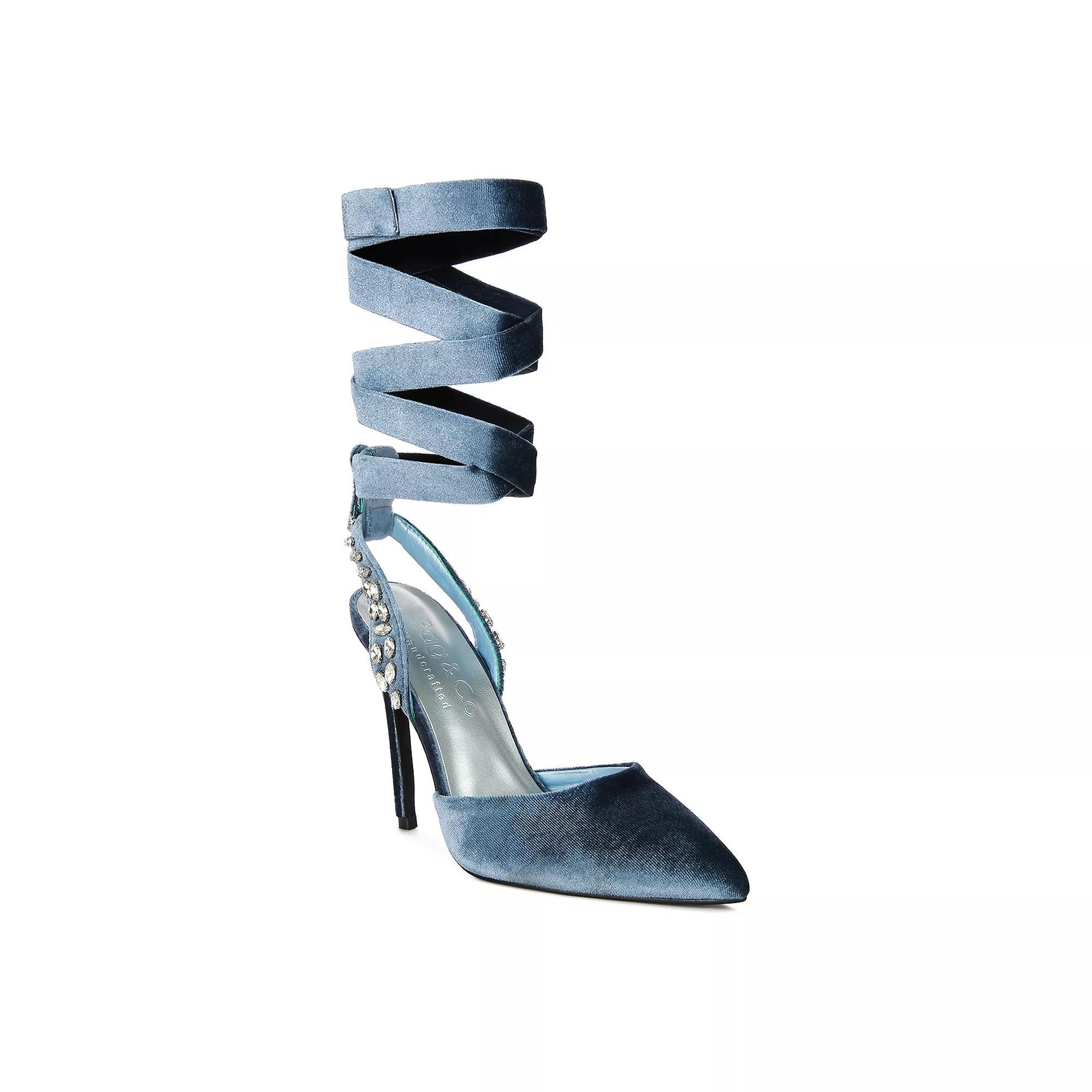 Rag & Co Wallis Womens Lace-Up Heels Product Image
