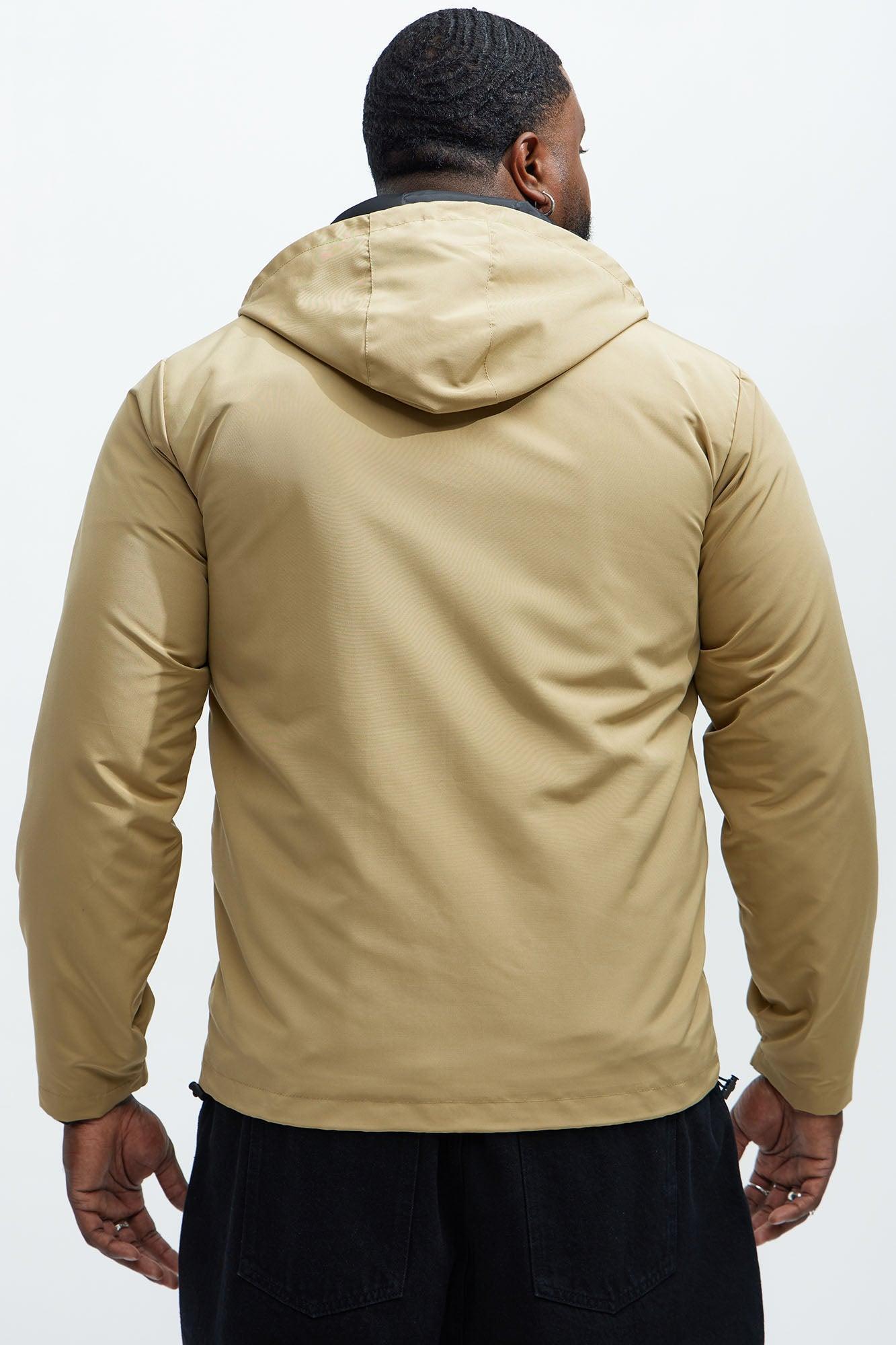 Centered 4 Pocket Anorak Jacket - Khaki Product Image