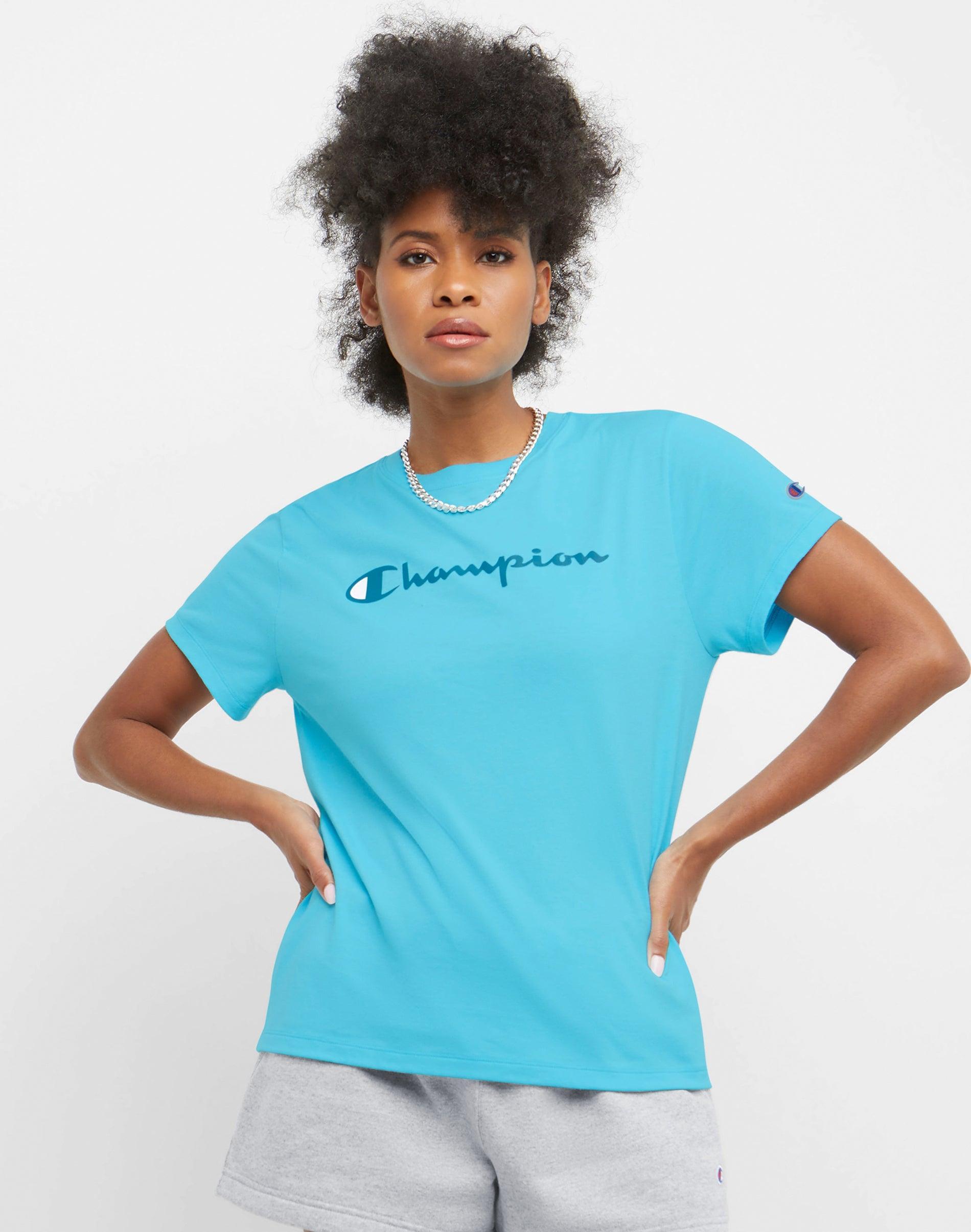 Champion The Classic Tee Ribbon) Women's Clothing Product Image