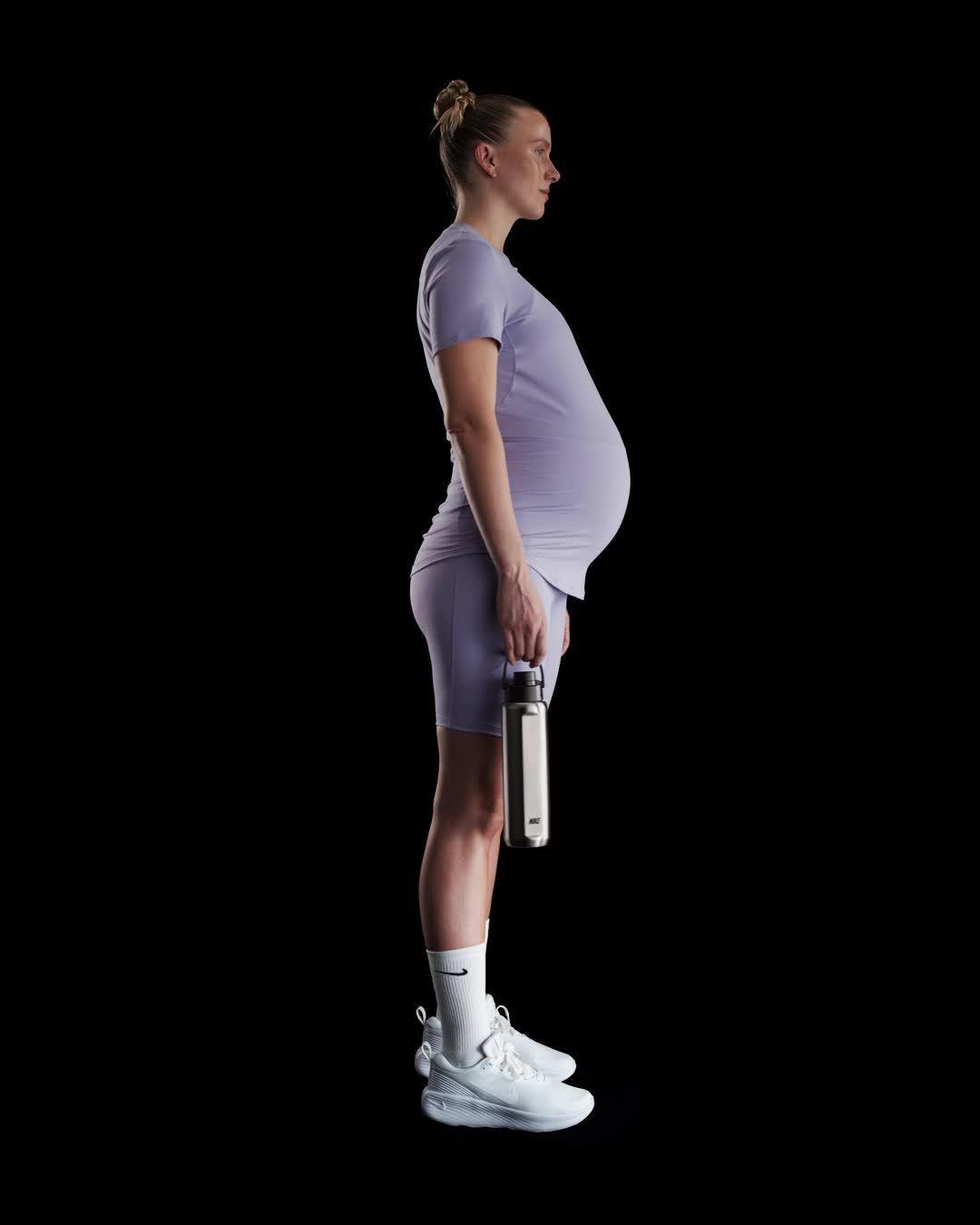 Nike Women's (M) One Dri-FIT Slim-Fit Short-Sleeve Top (Maternity) Product Image