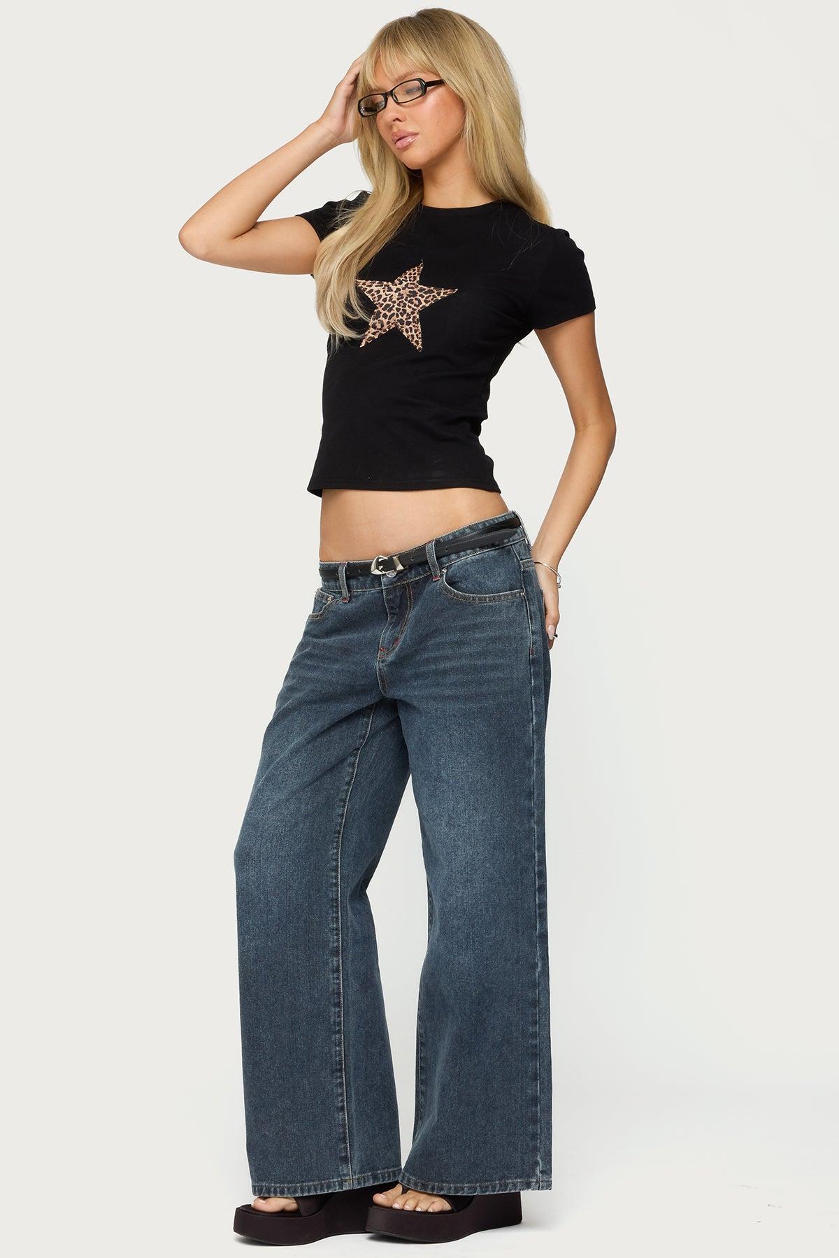 Petite Ace Relaxed Jeans Product Image