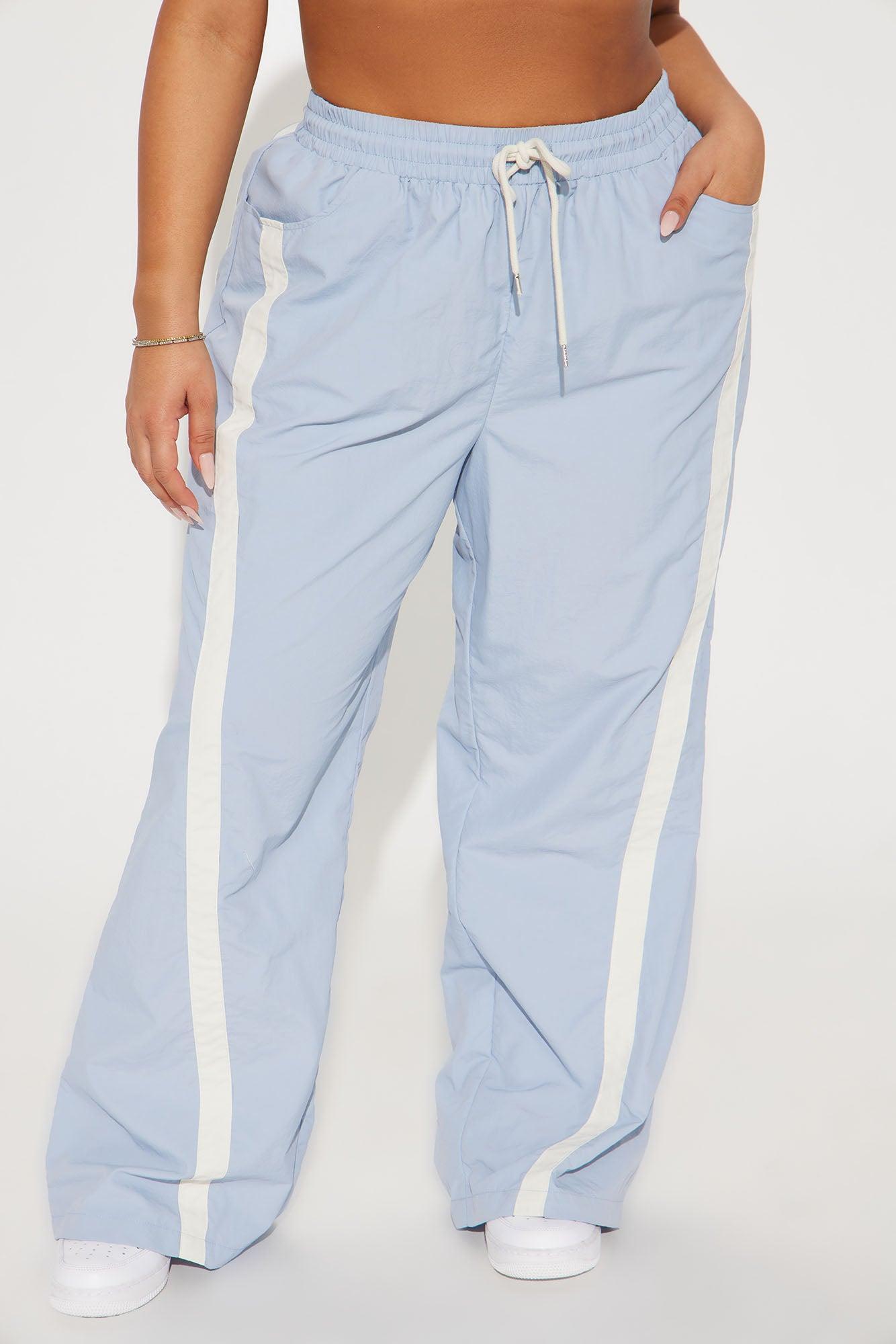 Sailor Windbreaker Track Pant - Light Blue Product Image