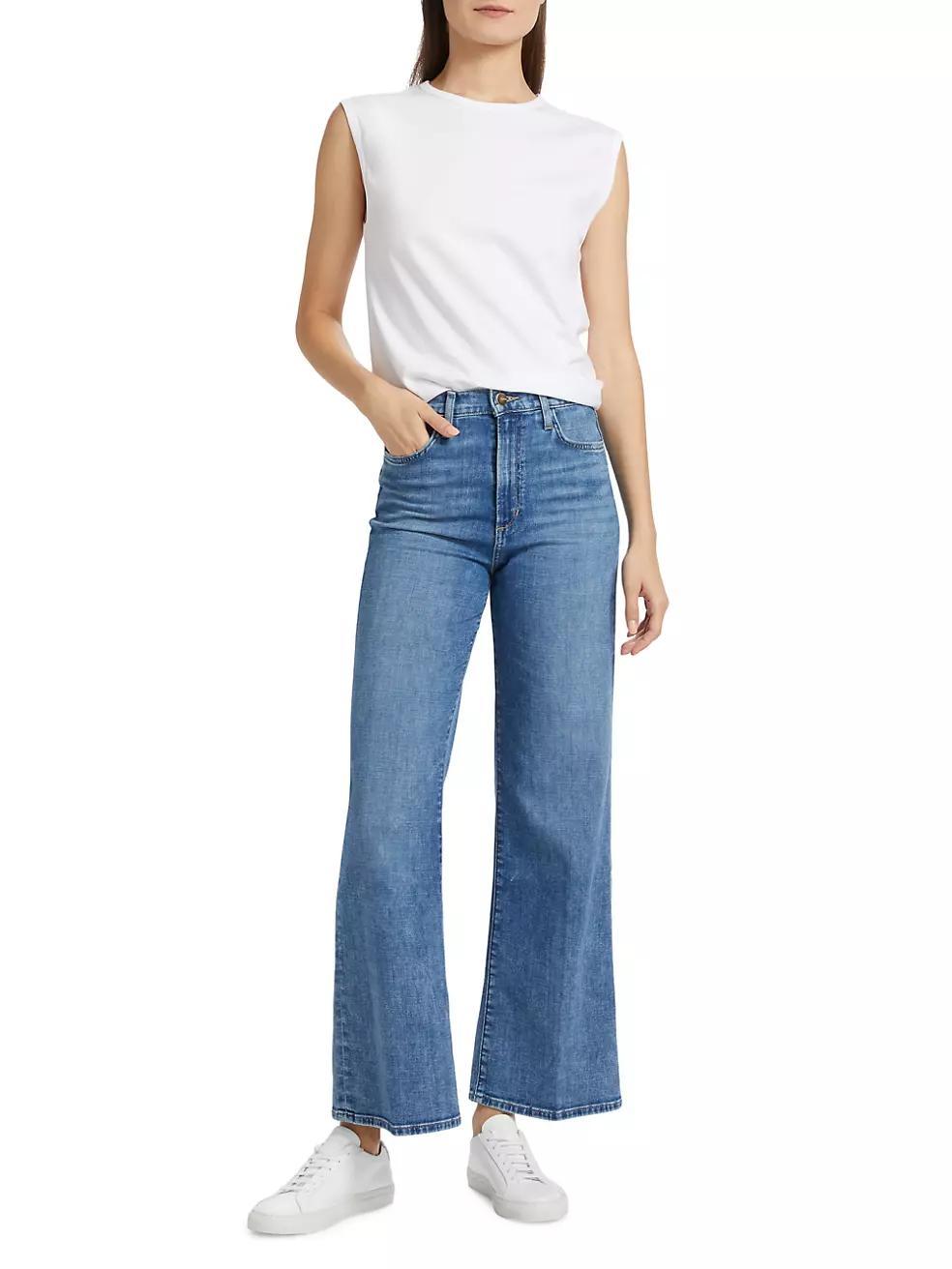 The Mia High-Rise Wide-Leg Jeans Product Image