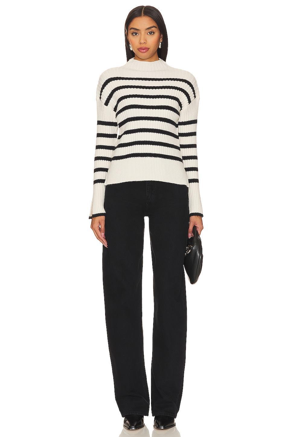 Sunday Stripe Sweater Line & Dot Product Image