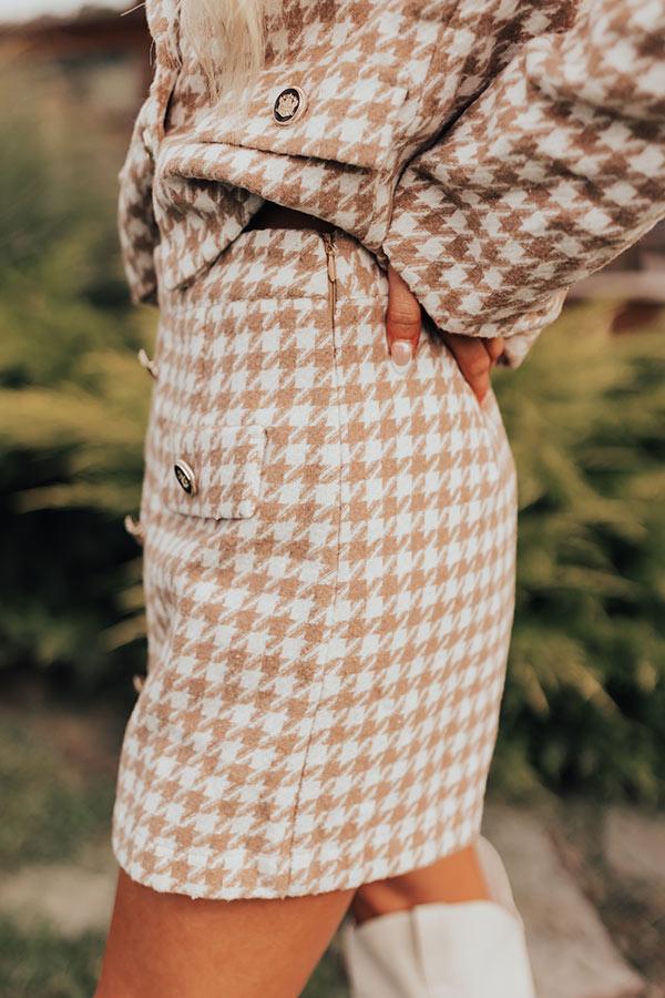 Call Me Chic Houndstooth Skort Product Image