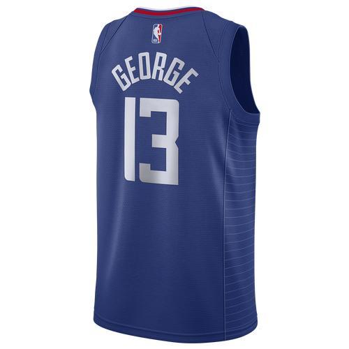 Men's Nike Kawhi Leonard Blue LA Clippers 2019/20 Swingman Jersey - Icon Edition, Size: XL Product Image