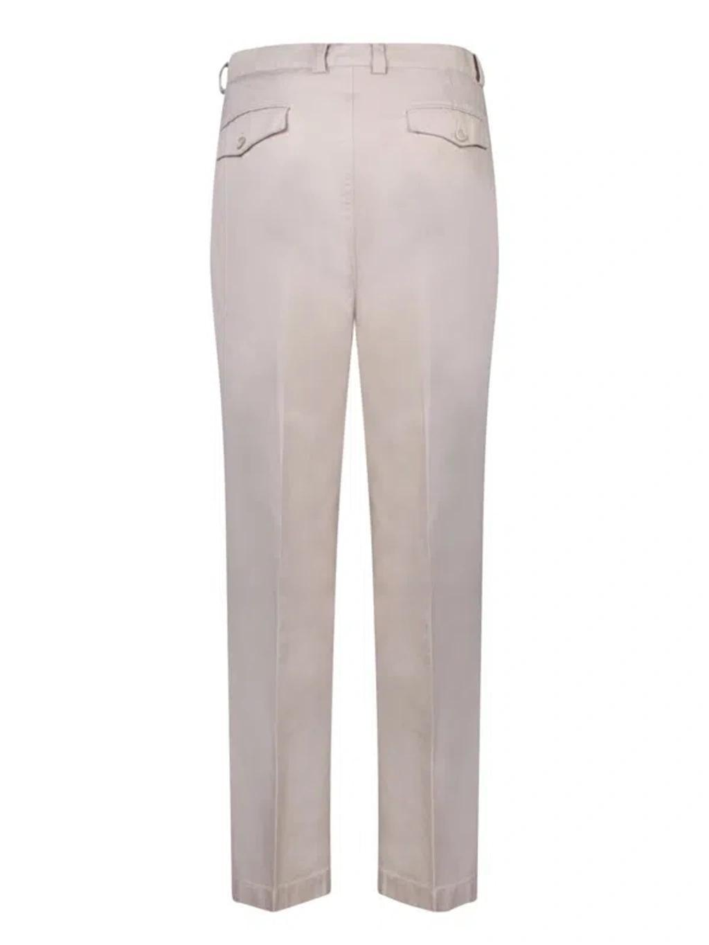 BRUNELLO CUCINELLI Trousers In White Product Image